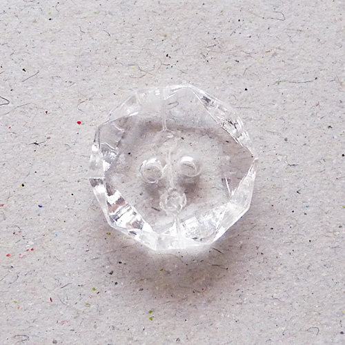 透明ボタン(10/12mm)　※無くなり次第終了