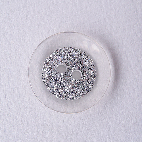 ラメ入り透明ボタン(13/15/18/20mm) ※無くなり次第終了