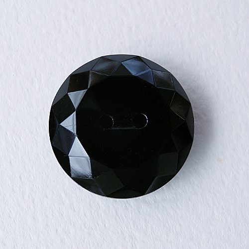 樹脂ボタンcol.09(黒) (11.5/13/15/18/21/33mm) ※無くなり次第終了