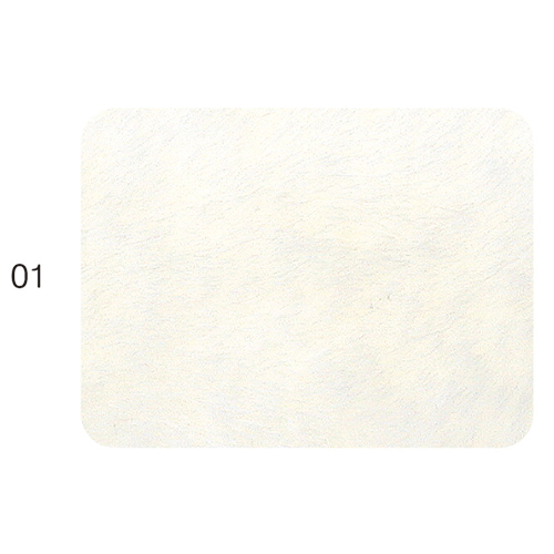 フェイクファーリボン【アウトレット】 01 ホワイト