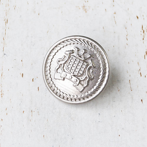 メタルボタンcol.SS(シルバーケシ)　(15/18/21/23/25/30mm) ※無くなり次第