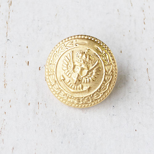 メタルボタンcol.GG(ゴールドケシ)　(15/18/21/23mm)