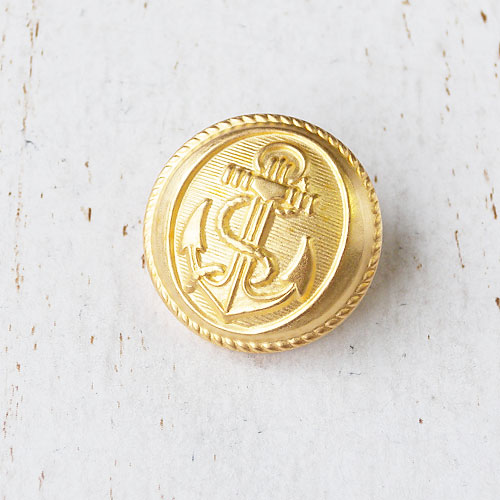 メタルボタンcol.GG(ゴールドケシ)　(25mm)