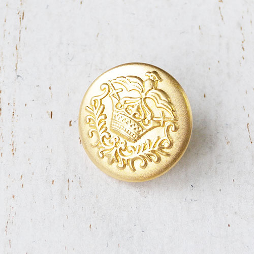 メタルボタンcol.GG(ゴールドケシ)　(15/21mm)