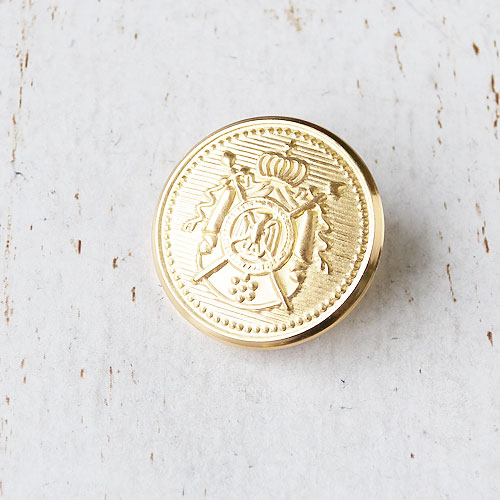 メタルボタンcol.GG(ゴールドケシ)　(15/21/23/25mm)