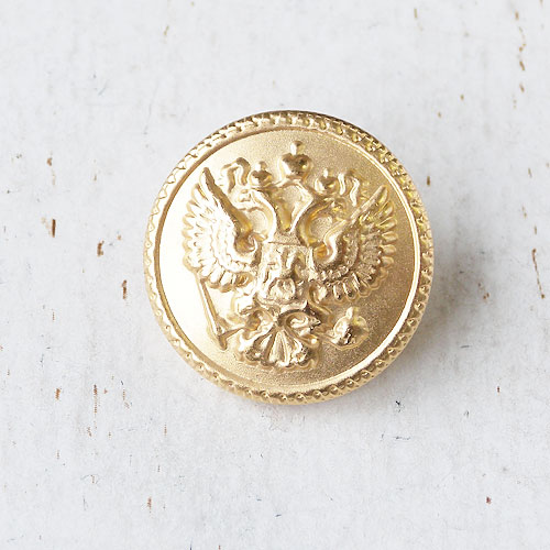 メタルボタンcol.GG(ゴールドケシ)　(15/18/21mm)