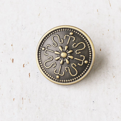 メタルボタンcol.BG(ブロンズゴールド)　(21mm)