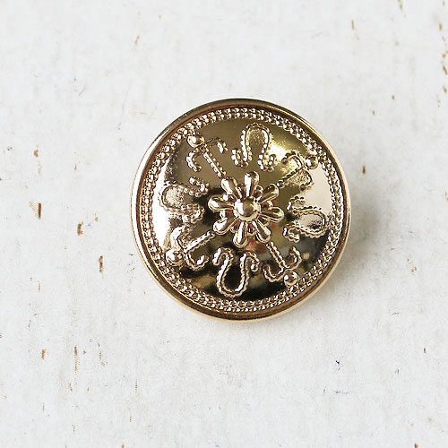メタルボタンcol.LG(ライトゴールド)　(15/18/21mm)