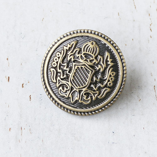 メタルボタンcol.BG(ブロンズゴールド)　(15/18/21/23mm)