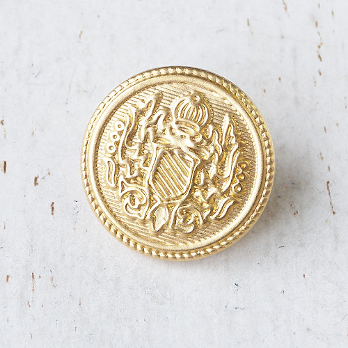 メタルボタンcol.GG(ゴールドケシ)　(18/21/23mm)