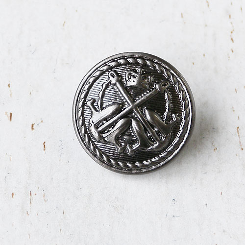 メタルボタンcol.BS(ブロンズシルバー)　(15/18/21mm) ※無くなり次第終了