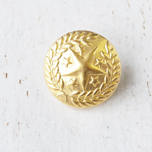 メタルボタンcol.GG(ゴールドケシ)　(15/18/21mm) ※無くなり次第終了