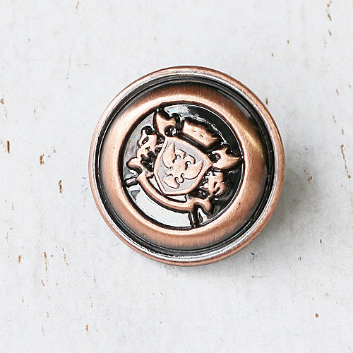 メタルボタンcol.AC(アンティークカッパー)　(21mm) ※無くなり次第終了