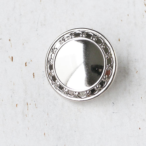 メタルボタンcol.S(シルバー)　(13/18/21mm) ※無くなり次第終了