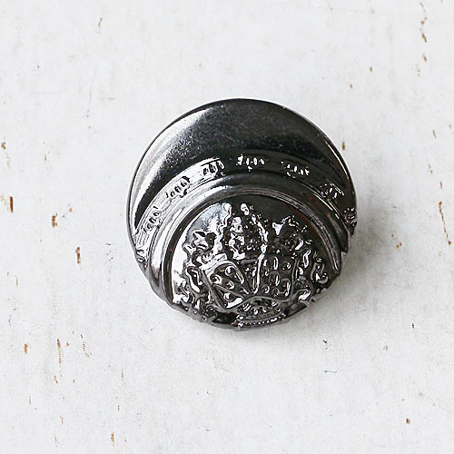 メタルボタンcol.GM(ガンメタ)　(15/18/21mm) ※無くなり次第終了