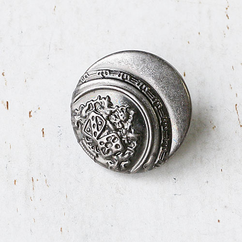 メタルボタンcol.OS(オールドシルバー)　(15/18/21mm) ※無くなり次第終了