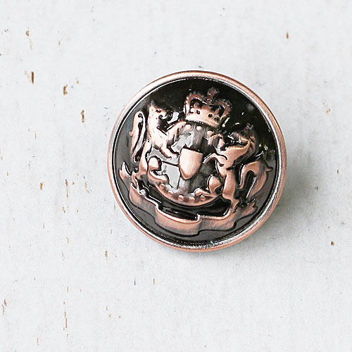 メタルボタンcol.AC(アンティークカッパー)　(15/21mm) ※無くなり次第終了