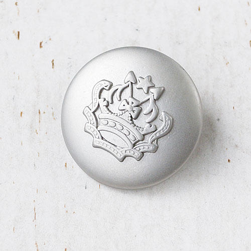 メタルボタンcol.SS(シルバーケシ)　(21/23mm)