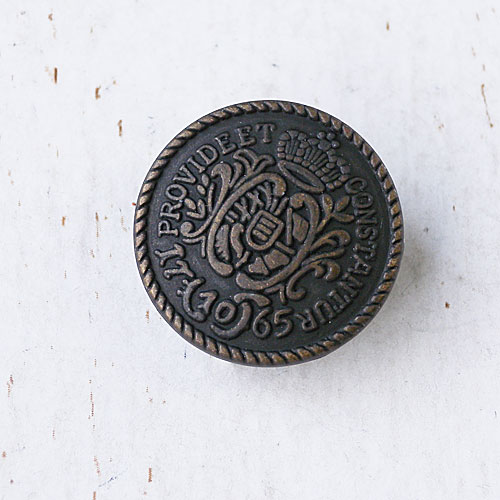 メタルボタンcol.AG(アンティークゴールド)　(15/18/23mm)