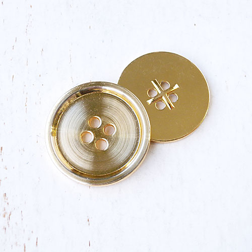 メタルボタンCG(サークルゴールド)(13/15/18/mm)