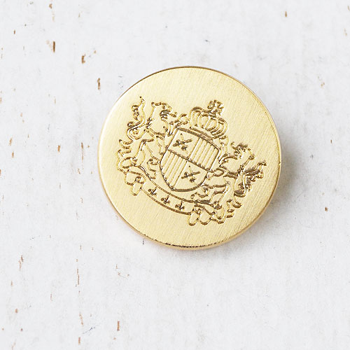 メタルボタンcol.GH(ゴールドヘアライン)　(18/21/23mm)