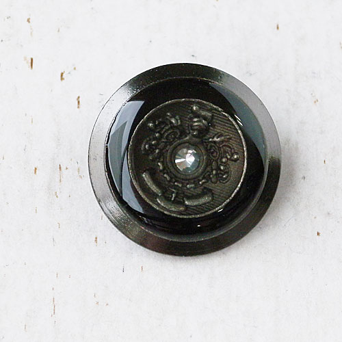 メタルボタンcol.BN(ブラックニッケル)　(15/18/21mm)