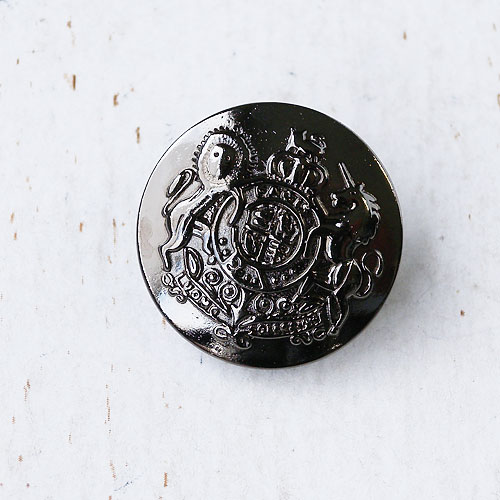 メタルボタンcol.BN(ブラックニッケル)　(15/21mm)