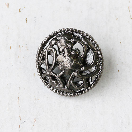 メタルボタンcol.BS(ブロンズシルバー)　(13/15/18mm)