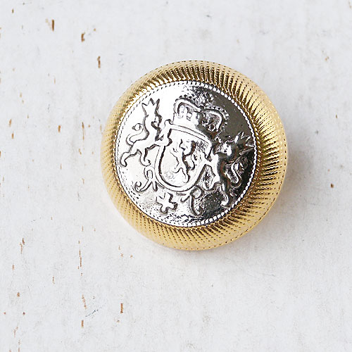 メタルボタンcol.GS(ゴールドシルバー)　(13/15/21mm)