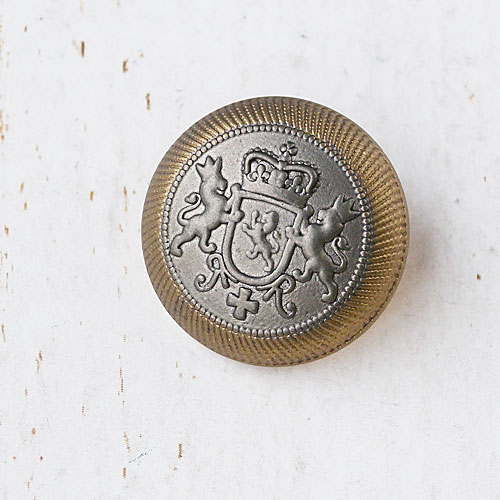 メタルボタンcol.SGB(シルバーゴールド墨入れ)　(13/15/21mm)