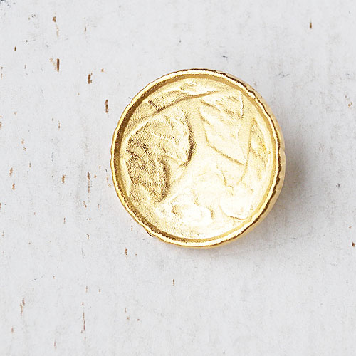 メタルボタンcol.G(ゴールド消しタイプ)　(13/15/18mm)