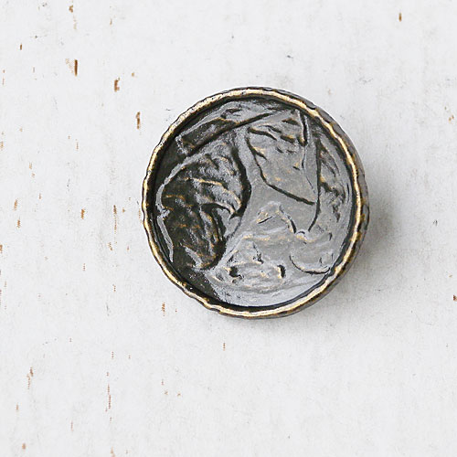 メタルボタンcol.OB(オールドブロンズ)　(13/15/18/21mm)