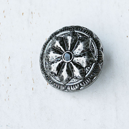 メタルボタンcol.OS(オールドシルバー)　(13/15/18/21mm)