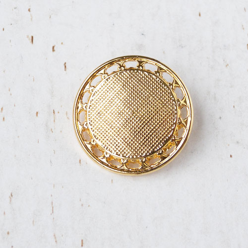 メタルボタンcol.G(ゴールド)　(13/15/21mm)