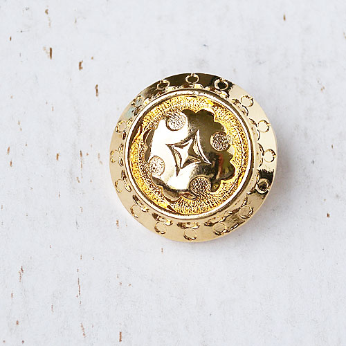 メタルボタンcol.G(ゴールド)　(13/15mm)