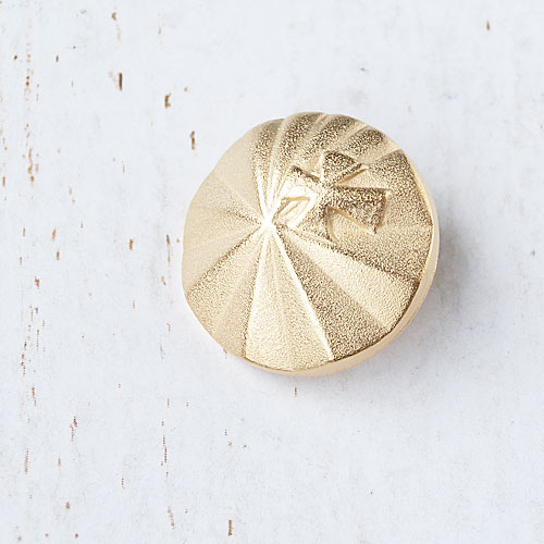 メタルボタンcol.GG(ゴールド消しタイプ)　(15/18/21mm)