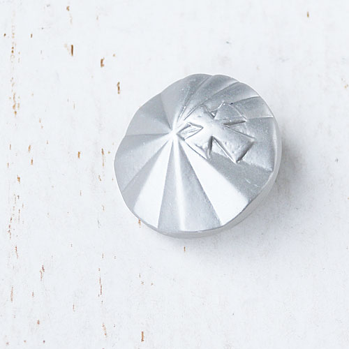 メタルボタンcol.MNF(シルバー消しタイプ)　(15/18/21mm)