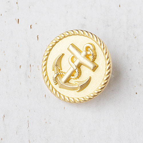 メタルボタンcol.GG(ゴールド消しタイプ)　(13/15mm)