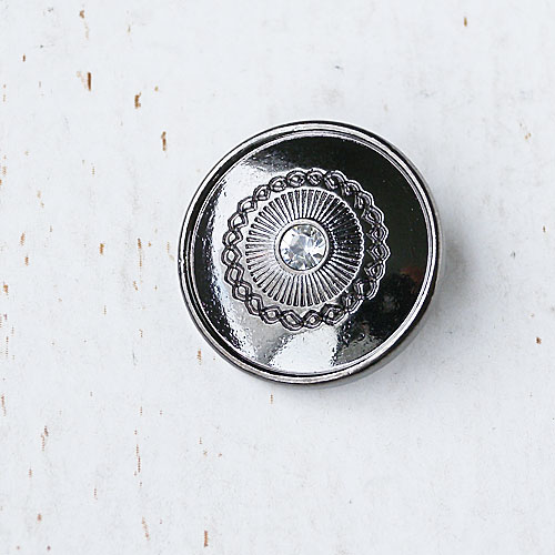 メタルボタンcol.GM(ガンメタリック)　(13/15/18/21mm)