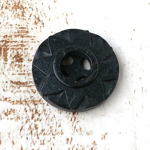 ココナッツボタンcol.02(黒色)　(15/18/20/23/25mm)