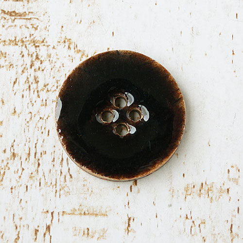 ココナッツボタンcol.09(黒色)　(11.5/15/18/20/23mm)