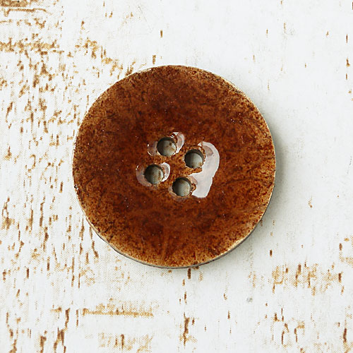 ココナッツボタンcol.47(茶色)　(11.5/13/15/18/20/23mm)