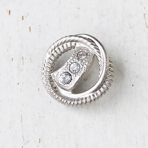 メタルボタンcol.S(シルバー)　(18/21mm)