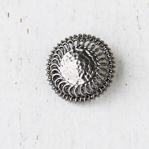 メタルボタンcol.BS(ブロンズシルバー)　(15/18/21mm)