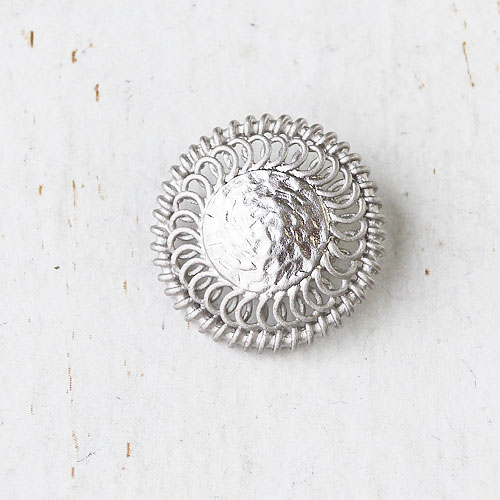 メタルボタンcol.S(シルバー)　(15/18mm)