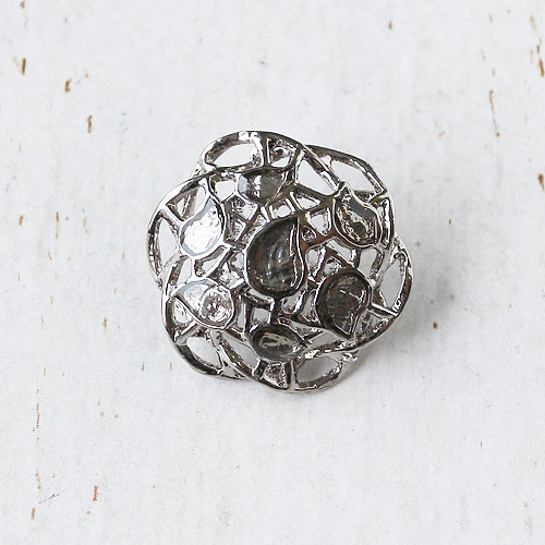 メタルボタンcol.S(シルバー)　(15/18/21mm)