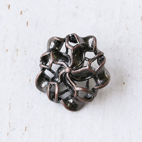 メタルボタンcol.OC(オールドカッパー)　(15/18/21mm)