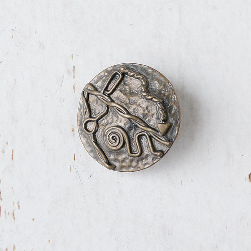 メタルボタンcol.AG(ゴールド)　(13/15/18/21mm)