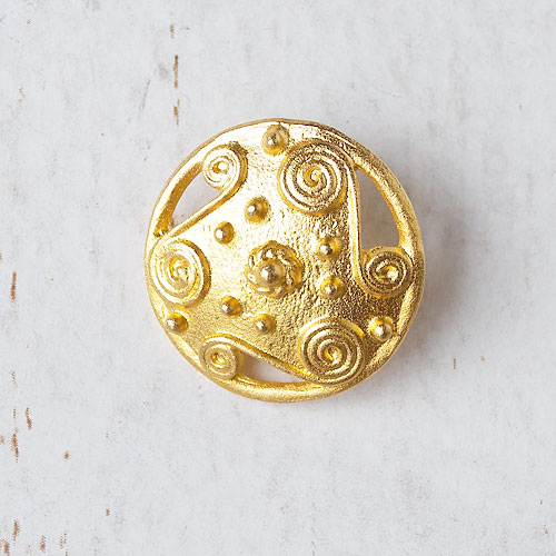 メタルボタンcol.G(ゴールド)　(13/15/21mm)