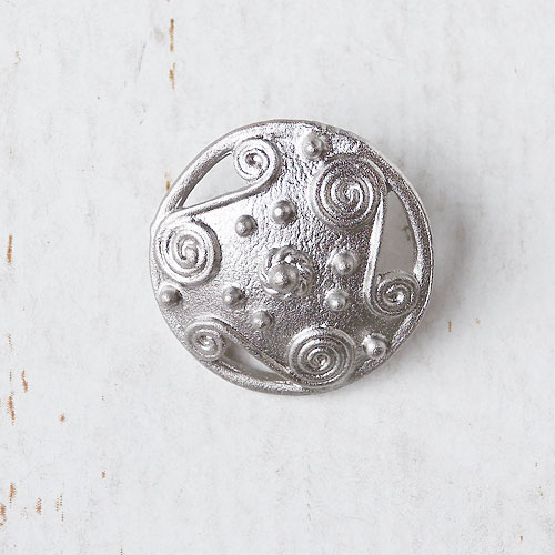 メタルボタンcol.S(シルバー)　(13/15/18/21mm)